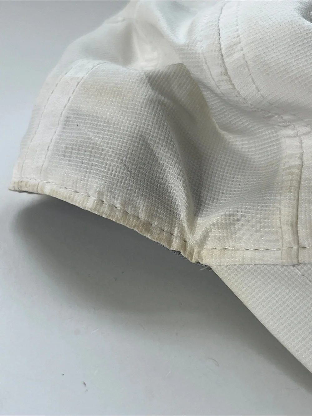 Child Nike White Cap Dri-Fit with Black Swoosh Logo And Reflective Back Tag - Picture 8 of 11